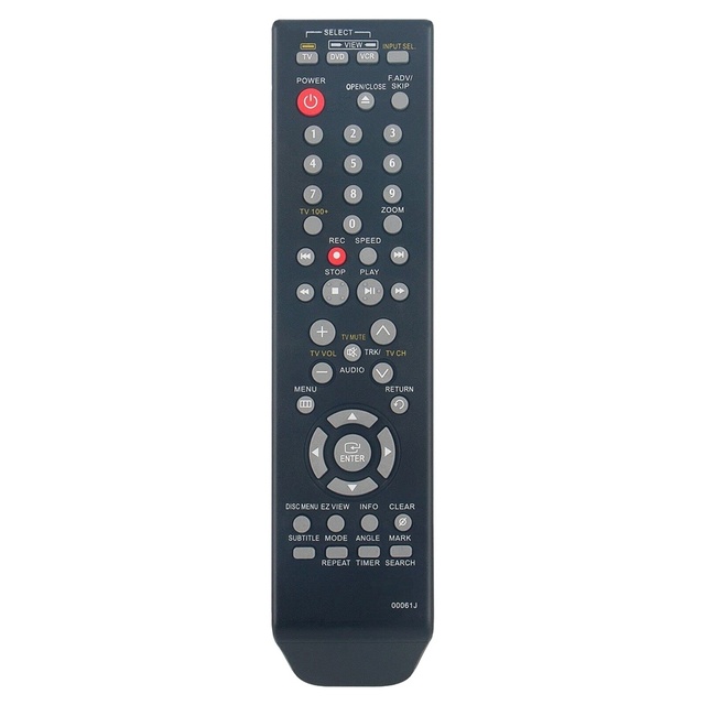 AK59-00061J 00061J Replace Remote Control Fit for Samsung DVD VCR Combo Player Recorder DVD-V9700 DVD-V9800 DVD-V9800M