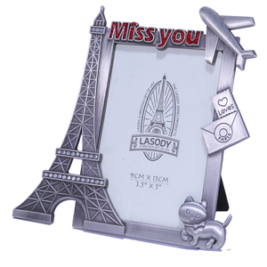 Álbum de fotos de aluminio personalizado, regalos turísticos de París, marco de fotos, recuerdos - Product Image 1