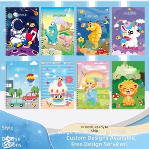 Set di 24 Libri <span class=keywords><strong>da</strong></span> <span class=keywords><strong>Colorare</strong></span> ad Acquerello per Bambini e Ragazzi con Pagine in Cartoncino e Disegni a Tema Animale - Product Image 3