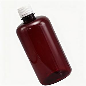 <b>Empty</b> 473ml 16OZ Wockhardt Tris Pai Nostrum Arch Cough Syrup <b>Plastic</b> <b>Bottle</b> with CRC Cap Cough Syrup Sticker Label - Product Image 6