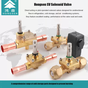 Vanne solénoïde série SV Hongsen, vanne d'arrêt de réfrigérant pour systèmes de stockage frigorifique et de climatisation centralisée - Product Image 1