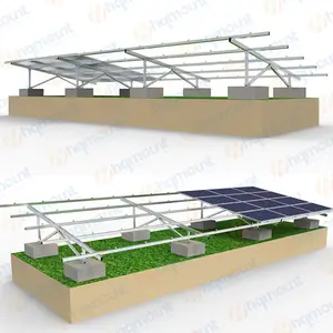 China Manufacturer Ramming Solution Support ground Pole Mount Solar Racking for Solar Panel