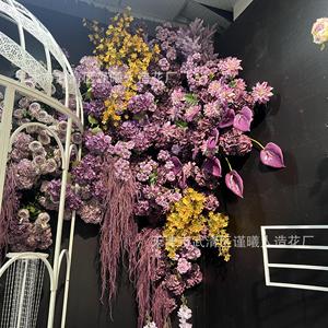 Arrangement floral artificiel Jinxi 30cm-100cm, décorations de mariage en soie pour vitrines d'hôtels - Product Image 3