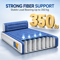 Matelas Gonflable Moderne King Size avec Pompe à Pied Intégrée Personnalisable – Ensemble de Meubles pour Chambre, Camping Intérieur et Utilisation Extérieure