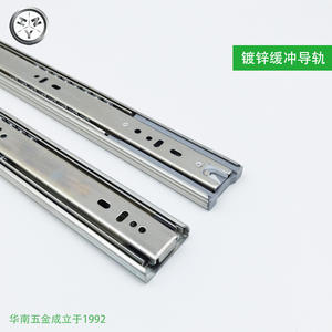 Correderas Hidráulicas para Cajones de <span class=keywords><strong>Cierre</strong></span> <span class=keywords><strong>Suave</strong></span> de 3 Pliegues, Extensión Completa, para Muebles de Cocina y Comedor - Product Image 4