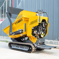 Mini-Chargeur Cinglé YH-FD500 à Moteur Diesel Puissant pour Jardin, Basculant et Relevable, Motocarriola