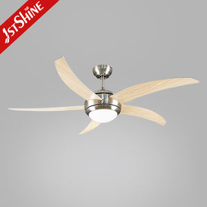 Ventilateur de plafond LED 1stshine à prix avantageux, moteur CC, 5 pales en MDF, 6 vitesses, télécommande, 220 volts, avec éclairage - Product Image 1