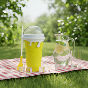 Tasse de fabricant de neige fondante de 500ml, tasse de smoothie glacés rapides <span class=keywords><strong>TIK</strong></span> <span class=keywords><strong>TOK</strong></span> Magic, tasse de fabricant de neige fondante Insta avec couvercle - Product Image 3