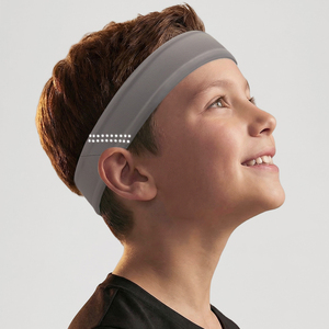 Bandeaux de <span class=keywords><strong>sport</strong></span> élastiques en polyester pour garçons, bandeaux absorbants pour enfants, bandeaux pour <span class=keywords><strong>cheveux</strong></span> pour la course à pied, logo personnalisé - Product Image 4