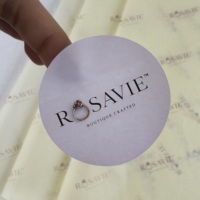 Autocollants en papier imperméables imprimés en couleur avec logo personnalisé, autocollants adhésifs pour emballages de bougies et de parfums, personnalisables