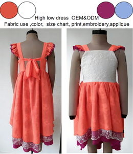 Vestido Largo de Gasa para Niñas, Cintura Alta, Dobladillo Irregular, para Fiestas de Cumpleaños, Graduaciones, Bodas, Uso Diario y Festivo - Product Image 3