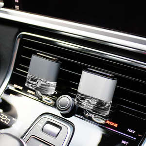 Offre Spéciale de luxe Mini <span class=keywords><strong>voiture</strong></span> désodorisant en métal évent Clip longue durée liquide parfum diffuseur <span class=keywords><strong>vide</strong></span> bouteille de parfum - Product Image 3