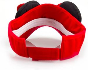 Sombrero con orejas de ratón para bebés, niñas pequeñas, <span class=keywords><strong>visera</strong></span>, sombrero ajustable con lunares, <span class=keywords><strong>gorra</strong></span> de béisbol vacía con lazo para niños de 3 a 5 años - Product Image 6