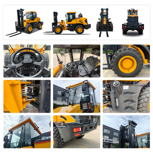 Top Trung Quốc động cơ diesel tất cả các địa hình xe nâng địa hình gồ ghề ngã ba nâng xe tải cho off-road sử dụng - Product Image 3