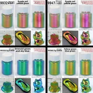 Pigmento Super Camaleón en Polvo, <span class=keywords><strong>Supershift</strong></span>/Hypershift/Chromashift, Pintura que Cambia de Color para Autos y Bicicletas, Manualidades DIY - Product Image 3