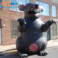 Souris gonflable en forme d'animal de compagnie, jouets de publicité, décoration pour événement