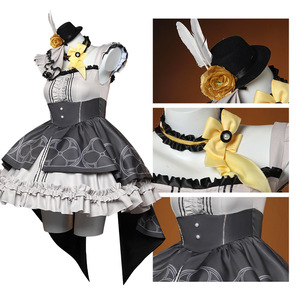 Juego Azul archivo belleza <span class=keywords><strong>Sakura</strong></span> cuidado de la piel conjunto Iro Mary <span class=keywords><strong>Cosplay</strong></span> vestido blanco Lolita disfraz <span class=keywords><strong>Cosplay</strong></span> - Product Image 3