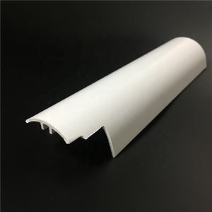 सफेद पीवीसी प्लास्टिक बाहर निकालना प्रोफ़ाइल कवर के लिए ग्रीनहाउस रोपण नीचे एलईडी लाइट कवर छाया परावर्तक एबीएस pmma, पीसी पीई पीपी पुनश्च - Product Image 2