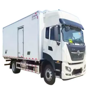 Dongfeng rein elektrischer eiscreme-transport-lkw 4x2 kommerzieller gekühlter kühlschrank gefrierschrank box gekühlter lkw zum verkauf