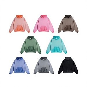 Sweat à capuche surdimensionné 100% coton French Terry pour hommes personnalisable Premium pull lourd doux coupe confortable - Product Image 1