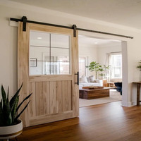 Système de portes coulissantes en bois pour l'aménagement intérieur, vente en gros, directement de l'usine
