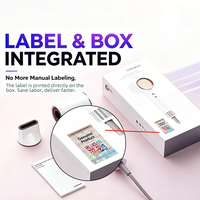Boîte en carton couleur personnalisée pour gadgets électroniques avec impression de logo pour la vente en gros, faible commande minimum, fermeture magnétique