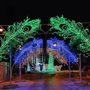 Luz de calle colgante LED IP65 hecha a medida para Navidad, Año Nuevo e iluminación festiva. - Product Image 1