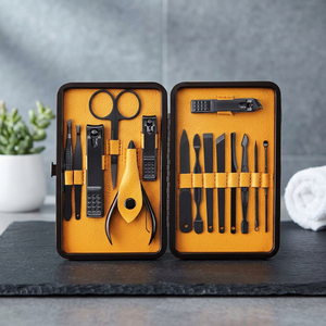 Stainless Steel Manicure Kit With 10 In 1 Nail Clippers And Tools In Portable Case For Adults Professional Nail Care Set - Product Image 3