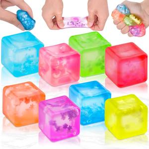 Juguete Blando de TPR para Apretar, Varios Estilos, Cubo Antiestrés para Niños y Niñas, 5.5cm, Juguetes de Descompresión - Product Image 2