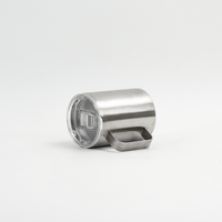 Gobelet isotherme à double paroi en acier inoxydable de 12 oz pour le camping, tasse à café avec poignée et couvercle coulissant avec poignée