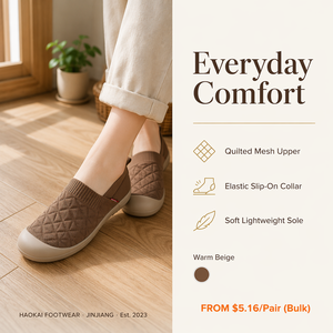 <span class=keywords><strong>Chaussures</strong></span> plates décontractées en maille pour femmes avec logo personnalisé OEM, respirantes, légères, semelle souple, confortables pour maman, hiver et toutes saisons - Product Image 5