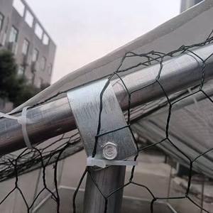 6X3X2 galvanizli boru Spire tam kapak üst tavuk kafesi tavşan kafesi köpek kafesi - Product Image 2