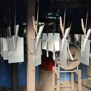 Bêche à neige plate antidérapante à poignée en D, robuste, agricole, <span class=keywords><strong>mini</strong></span>, sans fil, en acier au carbone 50Mn, avec manche en bois pour - Product Image 3