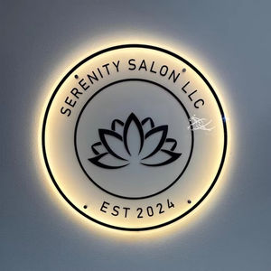 Letreros de Neón Acrílicos Personalizados con Logotipo Empresarial, Letrero Personalizado para Pared, Logotipo para Oficina, Placas para Salón de Belleza, Letrero 3D para Estudio de Peluquería - Product Image 4