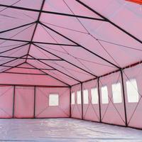 Tente de secours en acier pour projets de sauvetage gouvernemental, aide humanitaire, fabrication OEM disponible