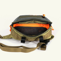 Sac de Poitrine Tactique Vintage Personnalisé pour Hommes, en Polyester Imperméable, avec Port USB, Fermeture Éclair et Étui de Transport Dissimulé pour la Chasse – Vente en Gros