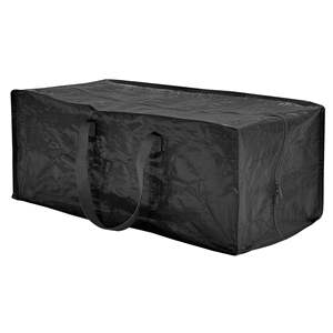 Bolsa de Almacenamiento Resistente de Tela Negra de 20 Galones de Mainstays, Bolsa de Gran Capacidad para Mudanzas y Organización - Product Image 1