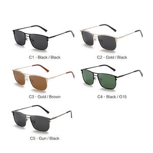 Nouvelles lunettes de soleil polarisées pour hommes UV400, monture métallique anti-reflet, verres TAC pleine monture, style professionnel or et noir, pour la conduite et la pêche - Product Image 4