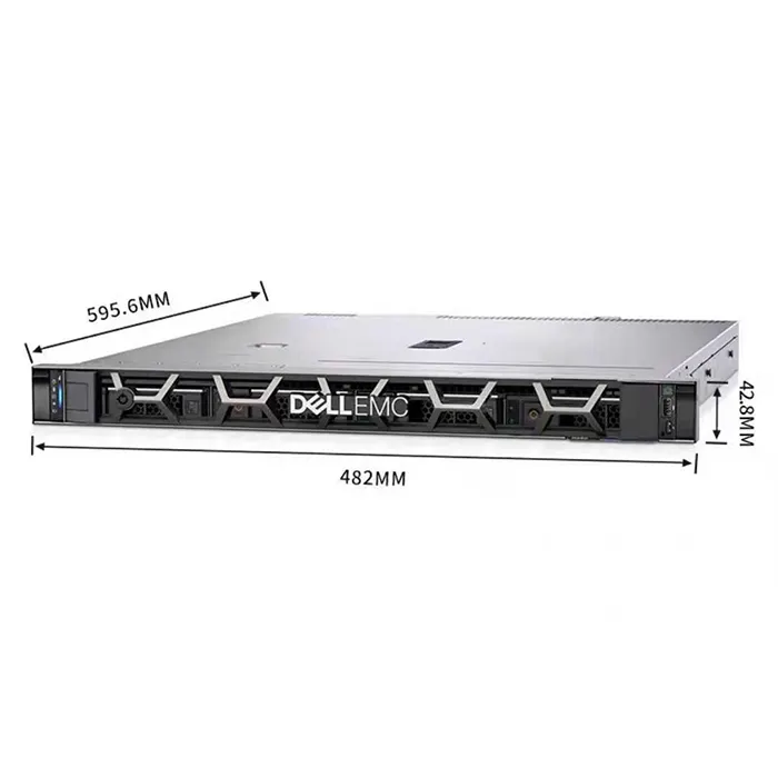 Dell PowerEdge R250 Factory Prices Cabinet Server Rack Keyboard Mouse Monitor DELLs server 1U Xeon E-2336 Cpu