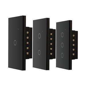 Interruptor de Pared Inteligente WiFi TUYA Graffiti de 110-240V 10A 2000W con Panel Táctil de Vidrio, Compatible con Control por Voz de <span class=keywords><strong>Alexa</strong></span> y Google Home - Product Image 1