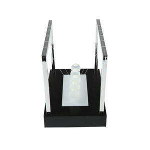 Yuling lumineux Newton Balance pendule décoration de table <span class=keywords><strong>roman</strong></span> acier inoxydable mouvement permanent boule artisanat - Product Image 3