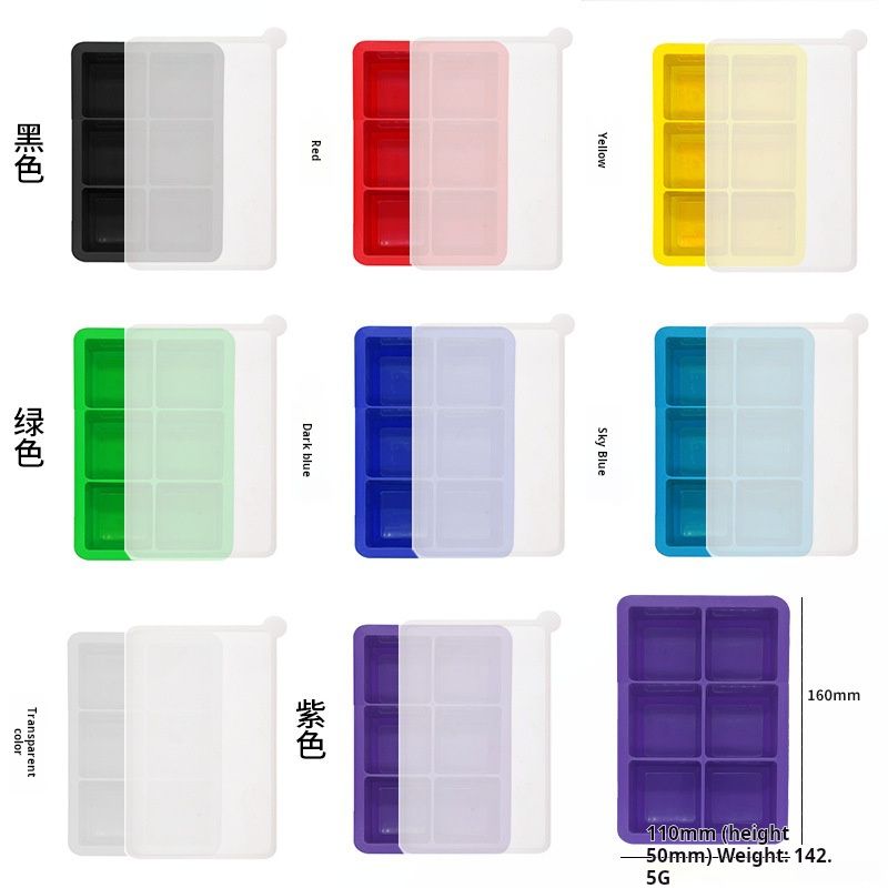 ซิลิโคน 16*11*5 ซม. 6/สี่เหลี่ยม