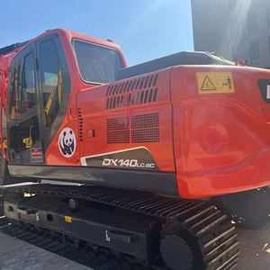Excavadora de cadenas Doosan DX140LC-9C de 14 toneladas de alto rendimiento, pocas horas de uso, motor de servicio pesado, bomba, motorreductor, equipo de construcción - Product Image 5
