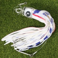 Nouveau OEM 260g340mm 13.3 pouces tête en résine à la traîne calmar jupe leurres gros gibier à la traîne grand chapitre appât pêche en mer thon appâts