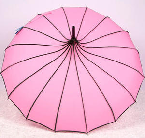 ร่มกันแดดทรงเจดีย์ ร่มกันรังสียูวีสำหรับผู้หญิง ร่มสีดำและสีขาว ร่มกันแดดสไตล์โกธิคพร้อมด้ามจับยาว D23-88 - Product Image 5