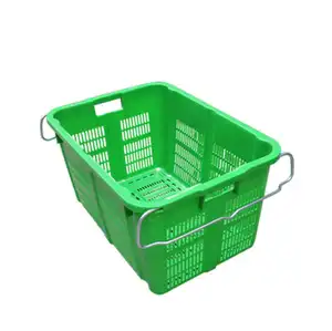 Factory direct plastic moving crates stackable plastic crates for fruits and vegetables