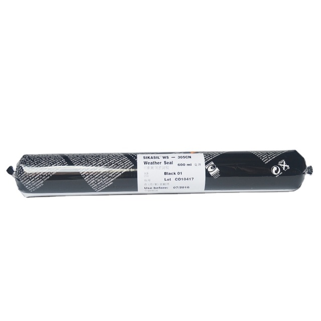 Black Sausage Polyurethane Sealant Sika Brand with 600ml