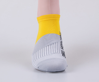 Chaussettes de sport pour hommes tricotées personnalisées Chaussettes de course à fort amortissement avec logo