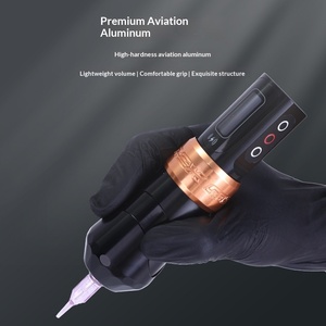 Máquina de tatuaje inalámbrica de doble batería <span class=keywords><strong>Hulk</strong></span> Cross-border, modelo EXO 8120188, 229g, para trazos y líneas, integrada, venta al por mayor - Product Image 1