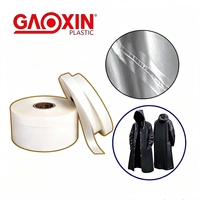 Bande de couture en PU imperméable 0,1-0,12 mm, soudure à air chaud, sans couture, pour la réparation d'imperméables et de vêtements